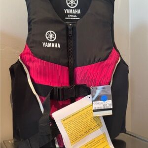 Yamaha Black and Pink Safety Vest